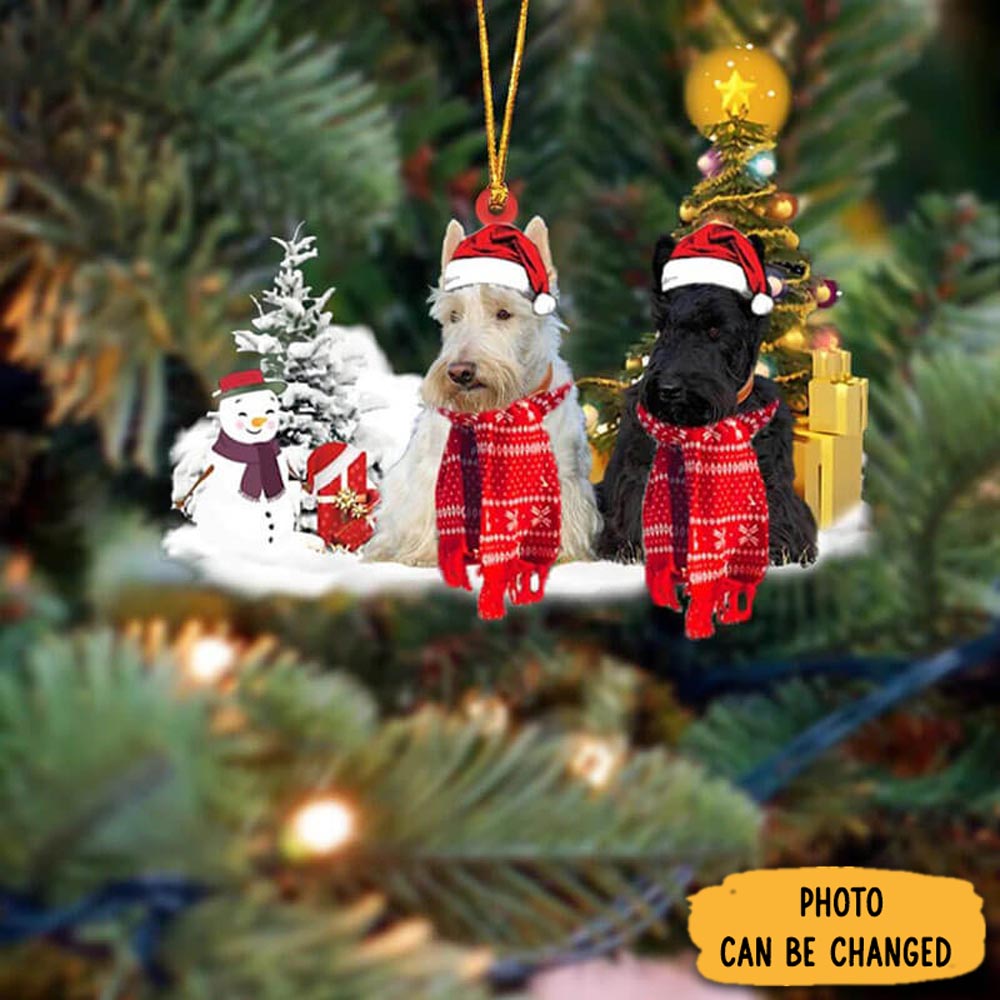 Personalized Scottish Terrier Christmas Ornament Joyful Home Ornament Decor