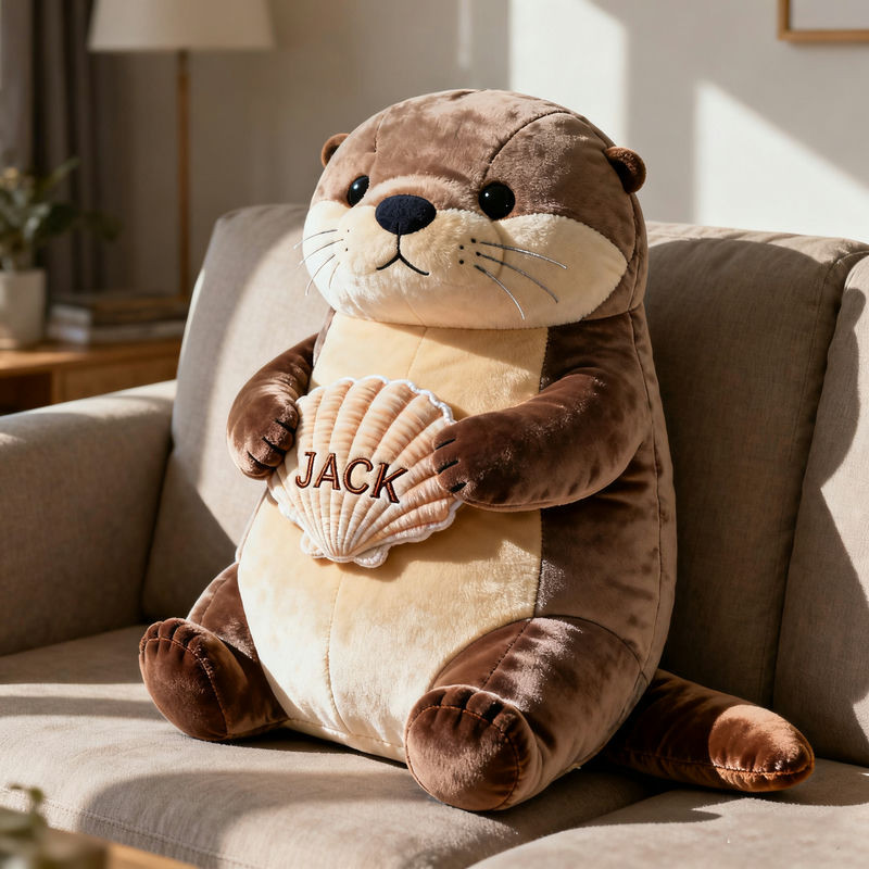 Personalized Sea Otter Pillow Sofa Decorations Christmas Gifts For Sea Otter Lovers