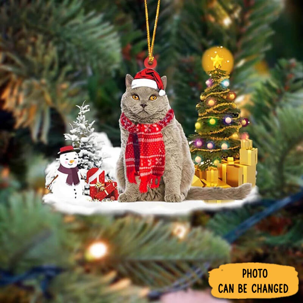 Personalized Selkirk Rex Cat Christmas Ornament Beautiful Holiday Ornament Keepsake
