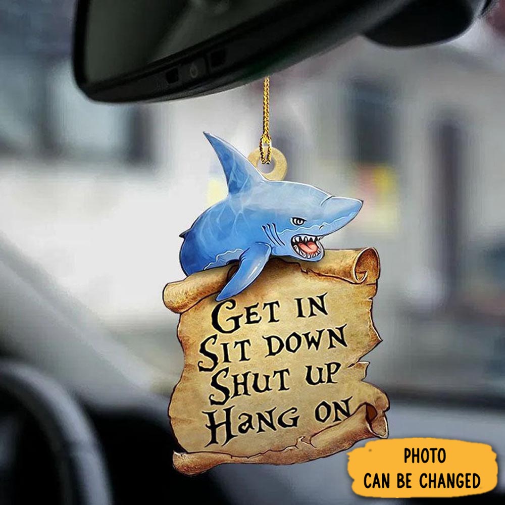 Personalized Shark Get In Ornament Warm Ornament Gift For Family
