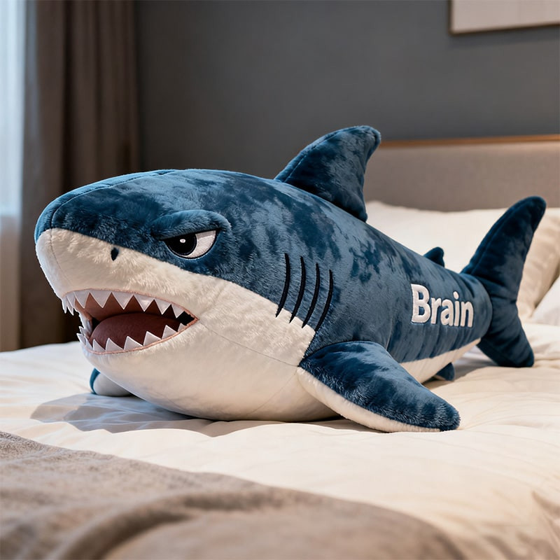 Personalized Shark Pillow Bedroom Decor Christmas Gifts Ideas For Shark Lovers