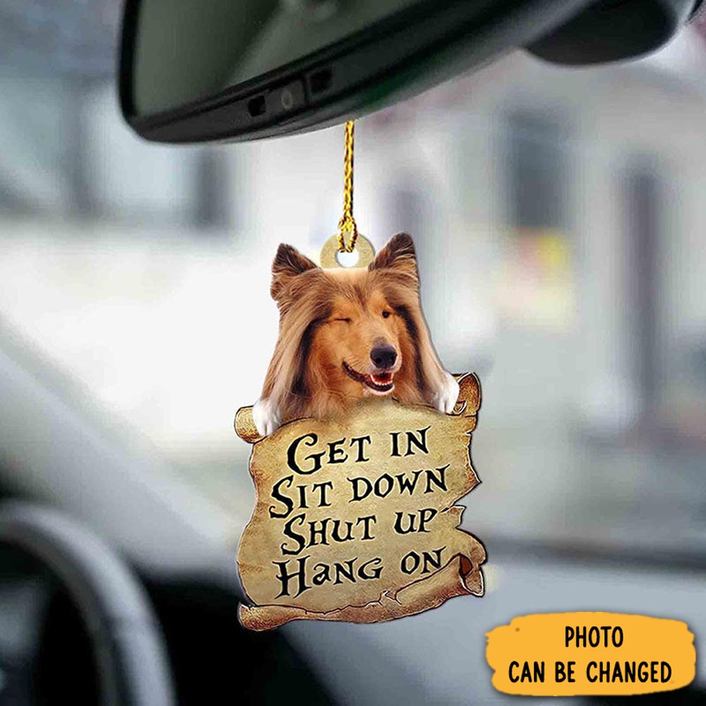 Personalized Sheltie Get In Ornament Personalized Ornament For Holiday Decor