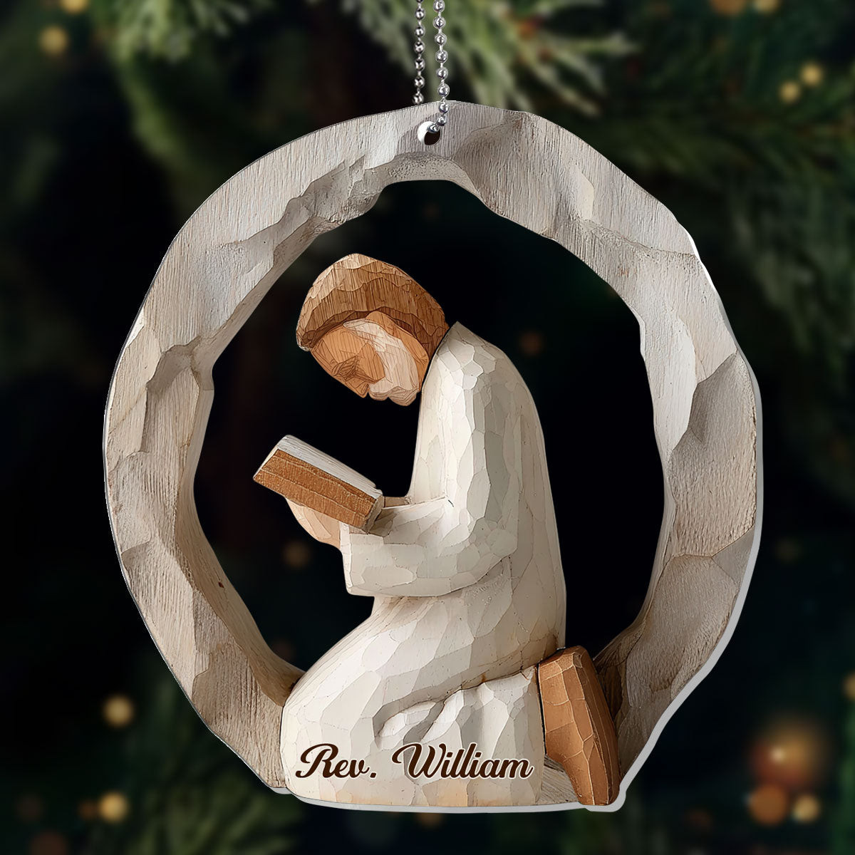 Personalized Shepherd's Prayer Christmas Ornament Christian Keepsake Xmas Gifts 2025