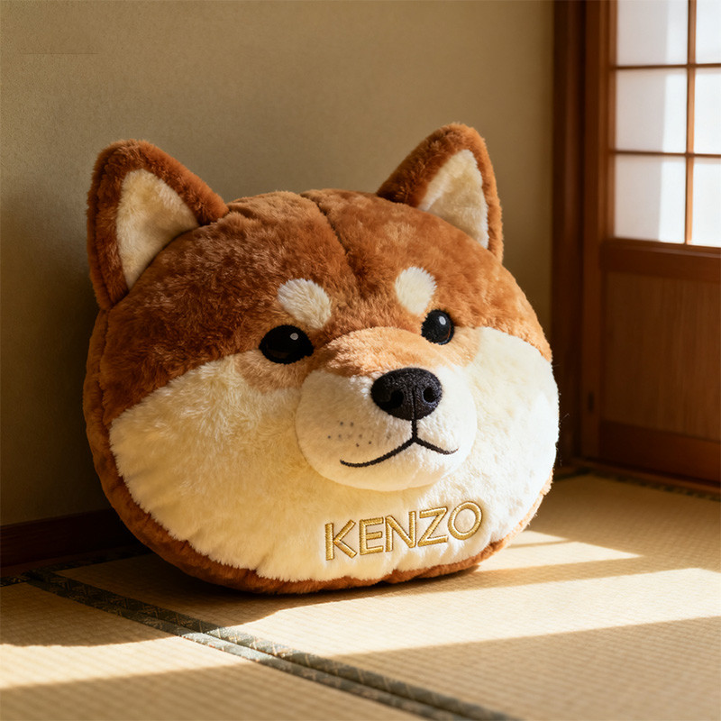 Personalized Shiba Inu Big Head Shaped Pillow Indoor Decor Christmas Gifts For Shiba Lovers