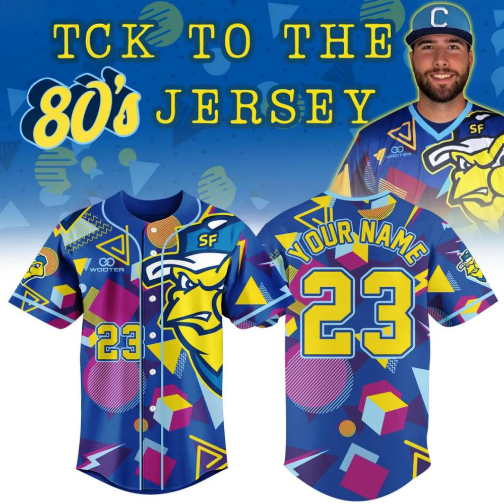 Personalized Sioux Falls Canaries Back To The 80™S Limited Edition Vintage Baseball Jersey Best Gift For Baseball Lover