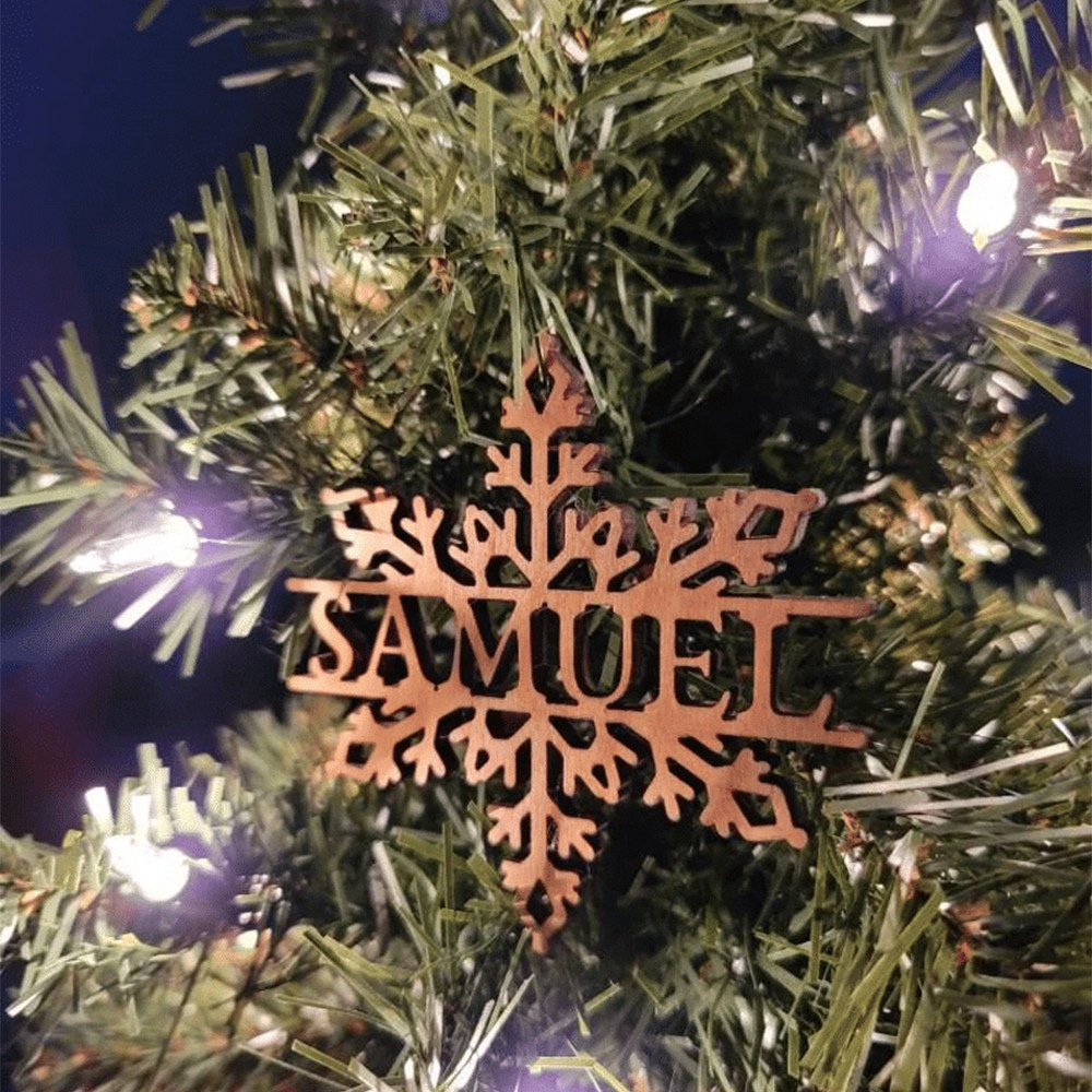 Personalized Snowflake Christmas Ornament 2024 Personalized Gifts For Boyfriend Christmas