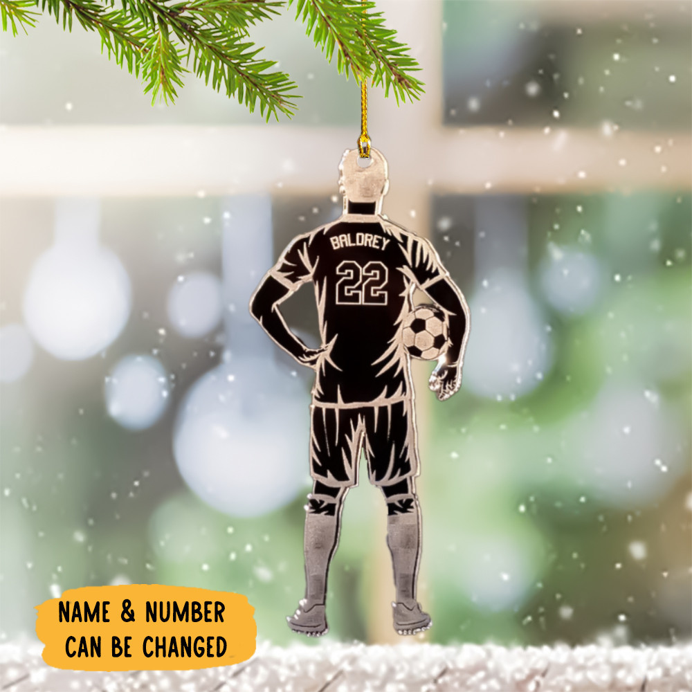 Personalized Soccer Ornament Soccer Team Ornaments Decoration Gift Ideas