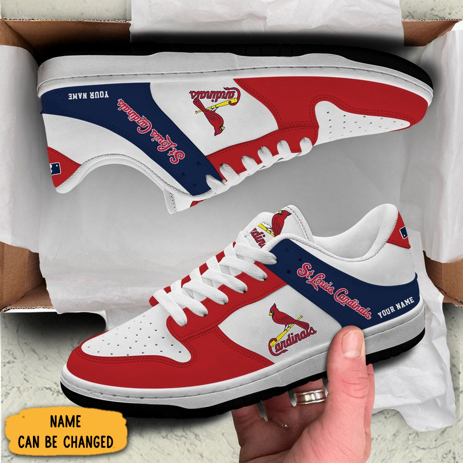 Personalized St. Louis Cardinals SB Dunk Low Top Shoes Gifts For Baseball Fans