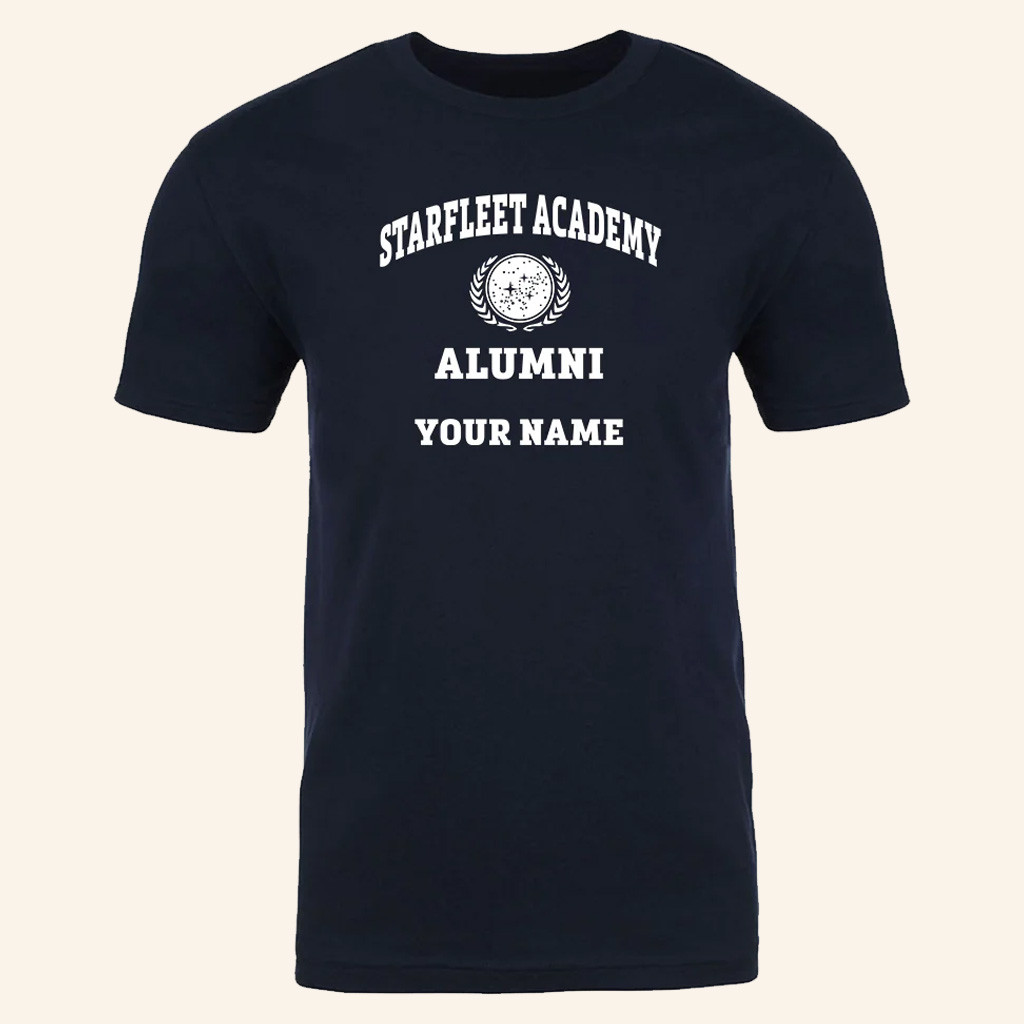 Personalized Starfleet Academy Alumni T-Shirt Star Trek Merch Gifts For Fans