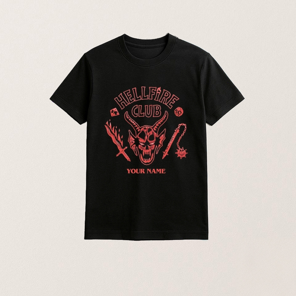 Personalized Stranger Things Hellfire Club Shirt Stranger Things Merch Gifts For Fans Personalized Stranger Things Hellfire Club Shirt Stranger Things Merch Gifts For Fans