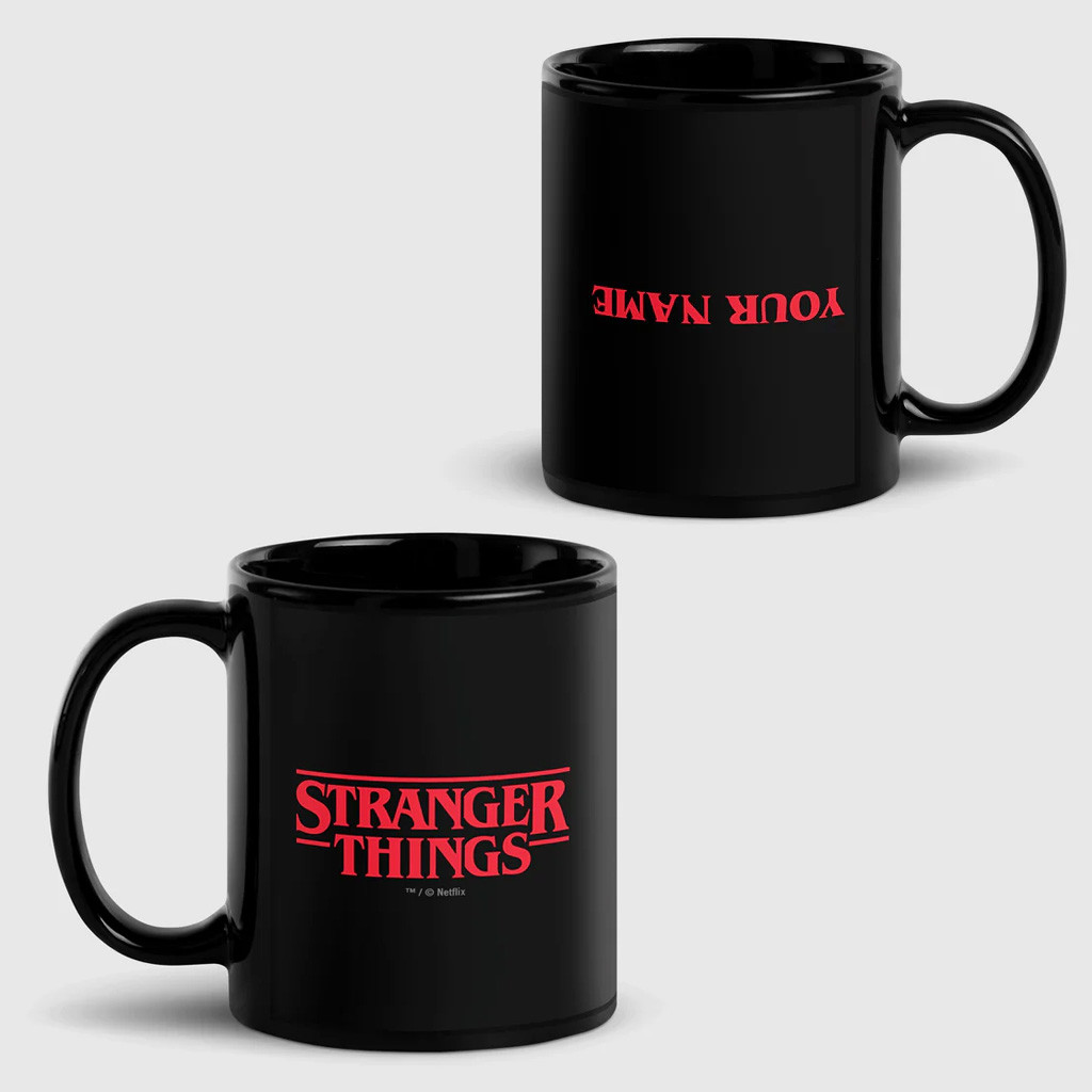 Personalized Stranger Things Merch Stranger Things Black Mug Upside Down Hat Gifts For Him