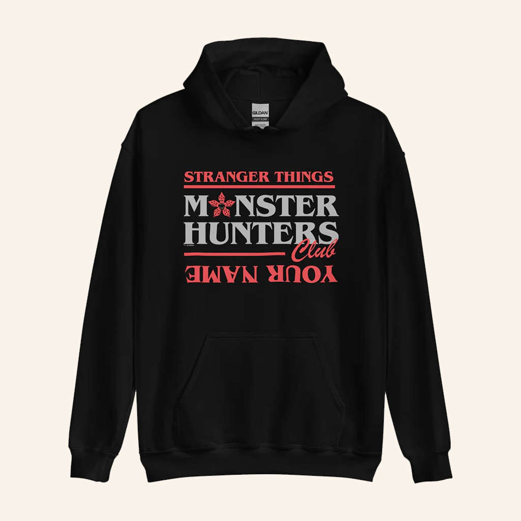 Personalized Stranger Things Merch Stranger Things Hoodie Monster Hunters Club Hoodie Him Gifts Personalized Stranger Things Merch Stranger Things Hoodie Monster Hunters Club Hoodie Him Gifts