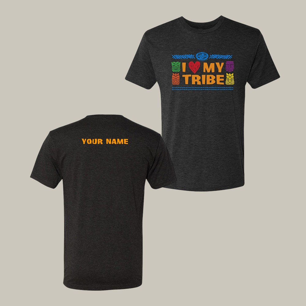 Personalized Survivor I Love My Tribe T-Shirt Paramount Clothes Surivor Fan Gift