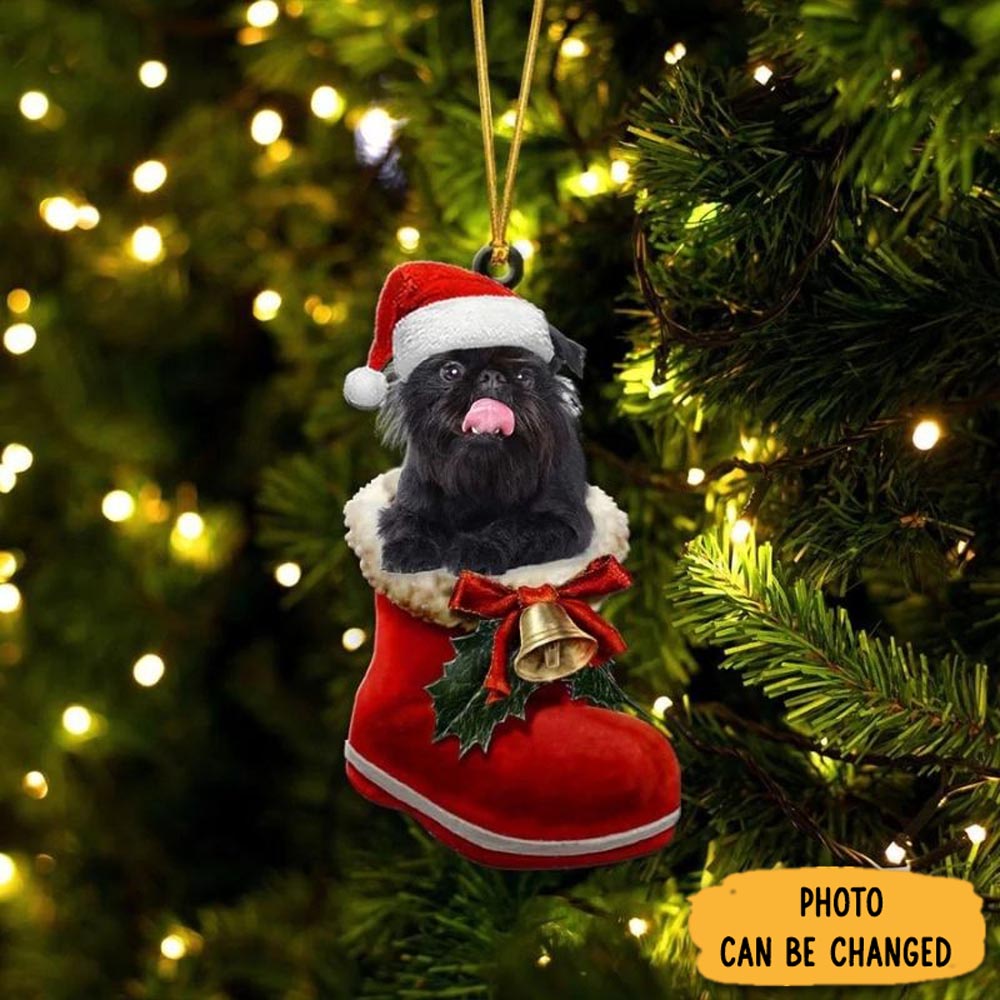 Personalized Tabby Cat Sits On The Moon Hanging Ornament Unique Ornament Gift For Friends
