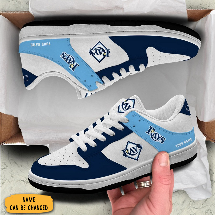 Personalized Tampa Bay Rays SB Dunk Low Top Shoes Gifts For Baseball Lovers