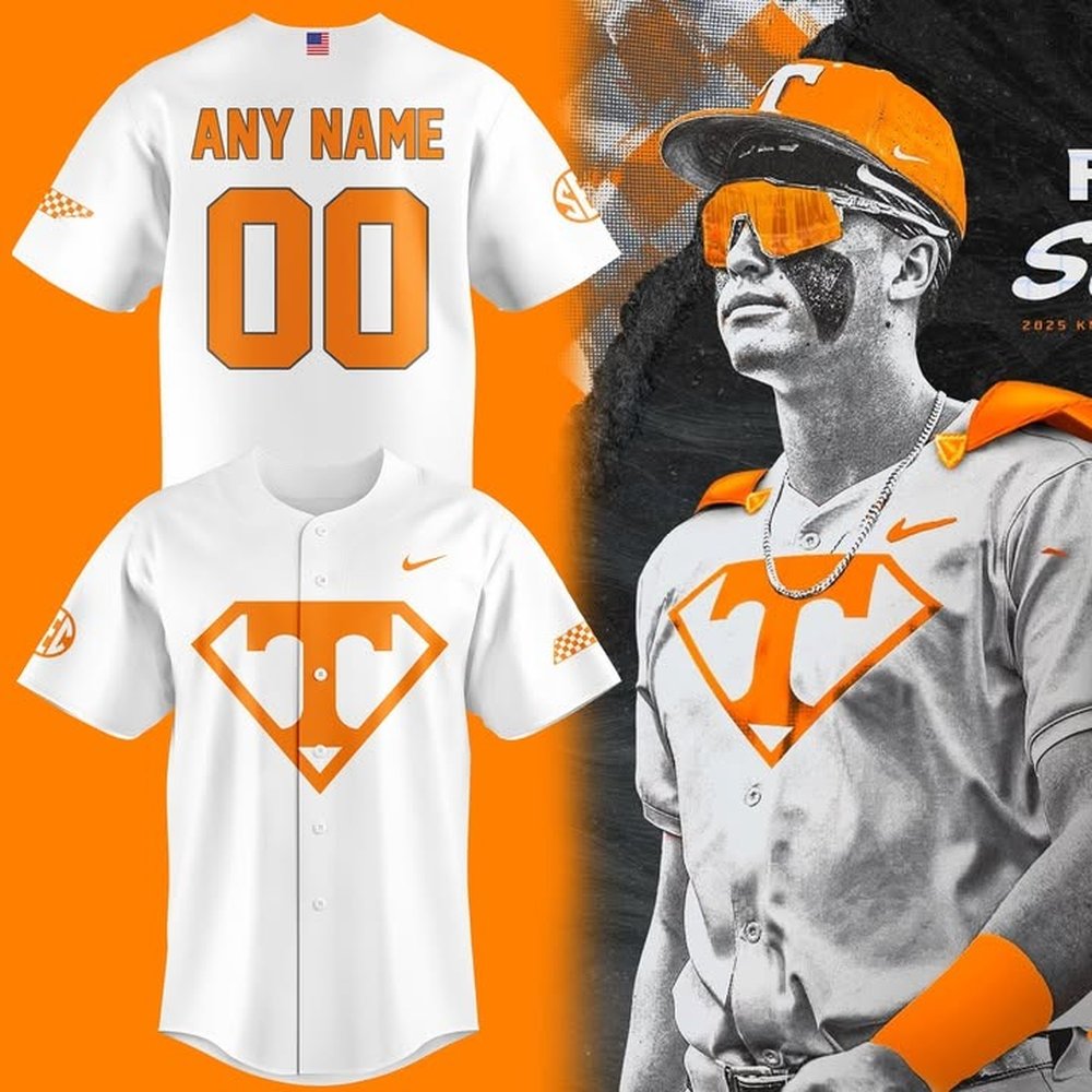 Personalized Tennessee Baseball Jersey Gift Ideas For Husband