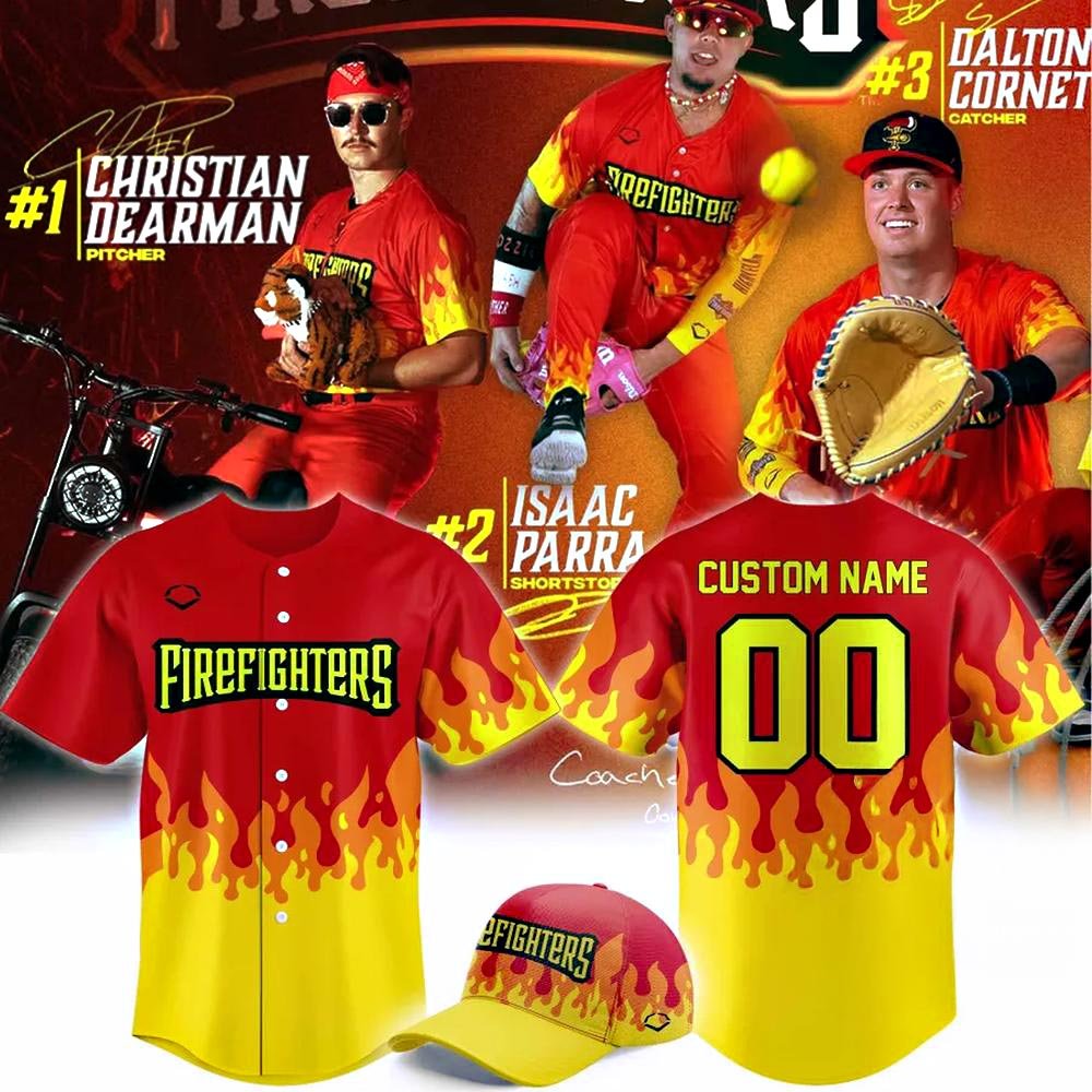 Personalized The Firefighters Banana Ball Limited Edition Baseball Jersey Gifts For Him