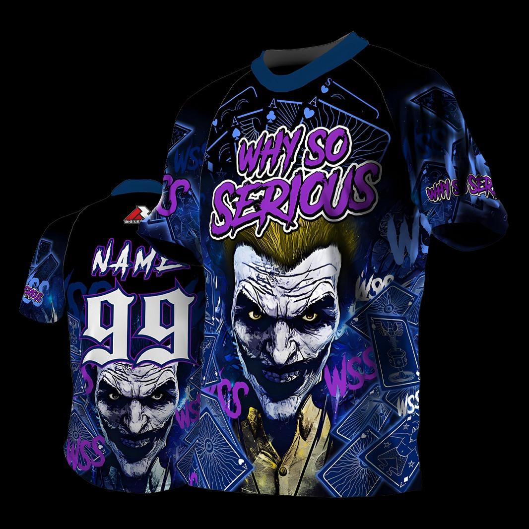 Personalized The Joker Why So Serious T-Shirt Best Gift Softball Fan Lovers