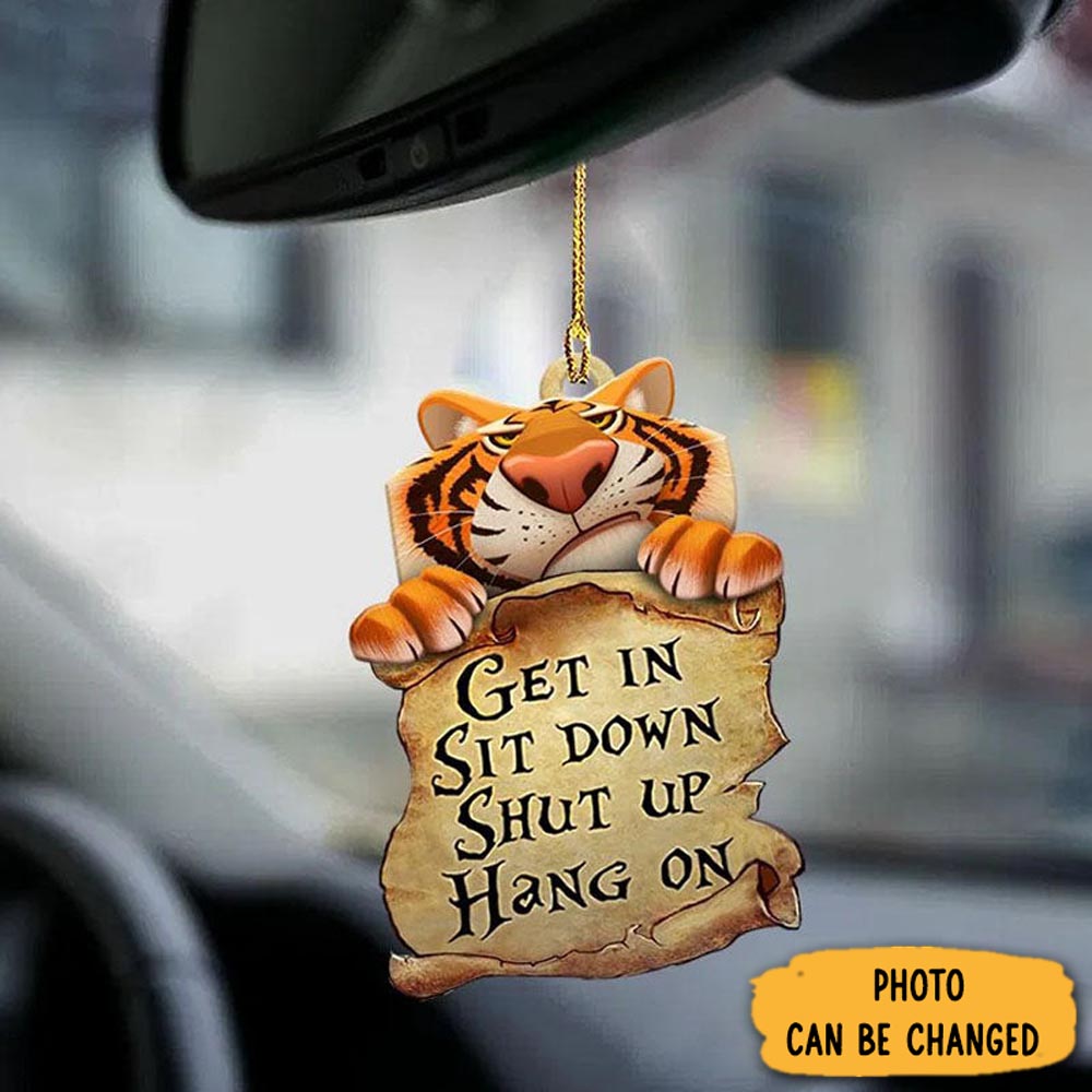 Personalized Tiger Get In Ornament Beautiful Graduation Ornament Gift