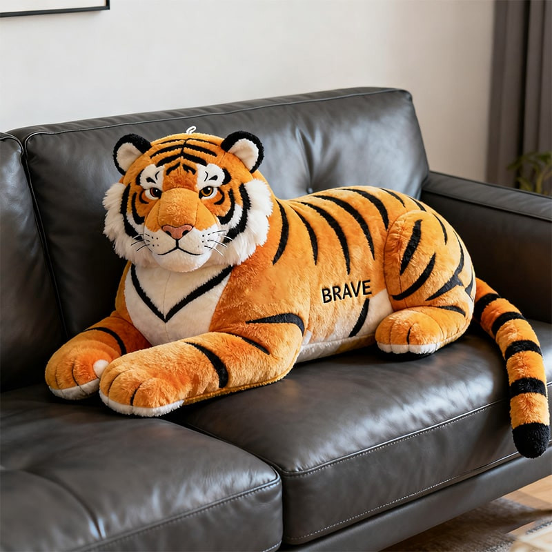 Personalized Tiger Pillow Indoor Decor Christmas Gifts For Tiger Lovers