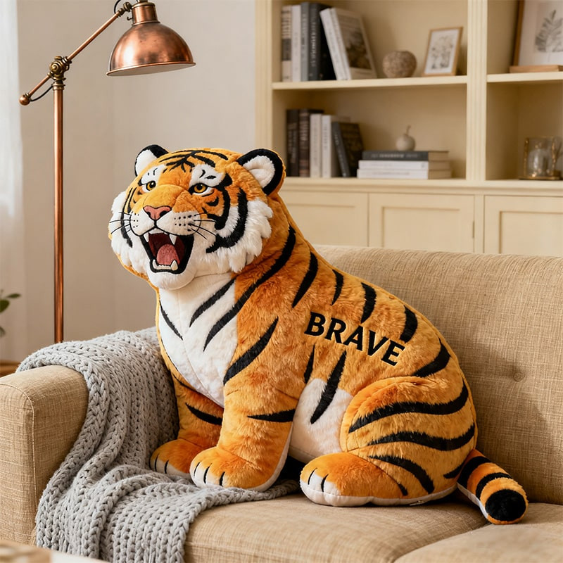 Personalized Tiger Pillow Living Room Decor Christmas Presents For Tiger Lovers