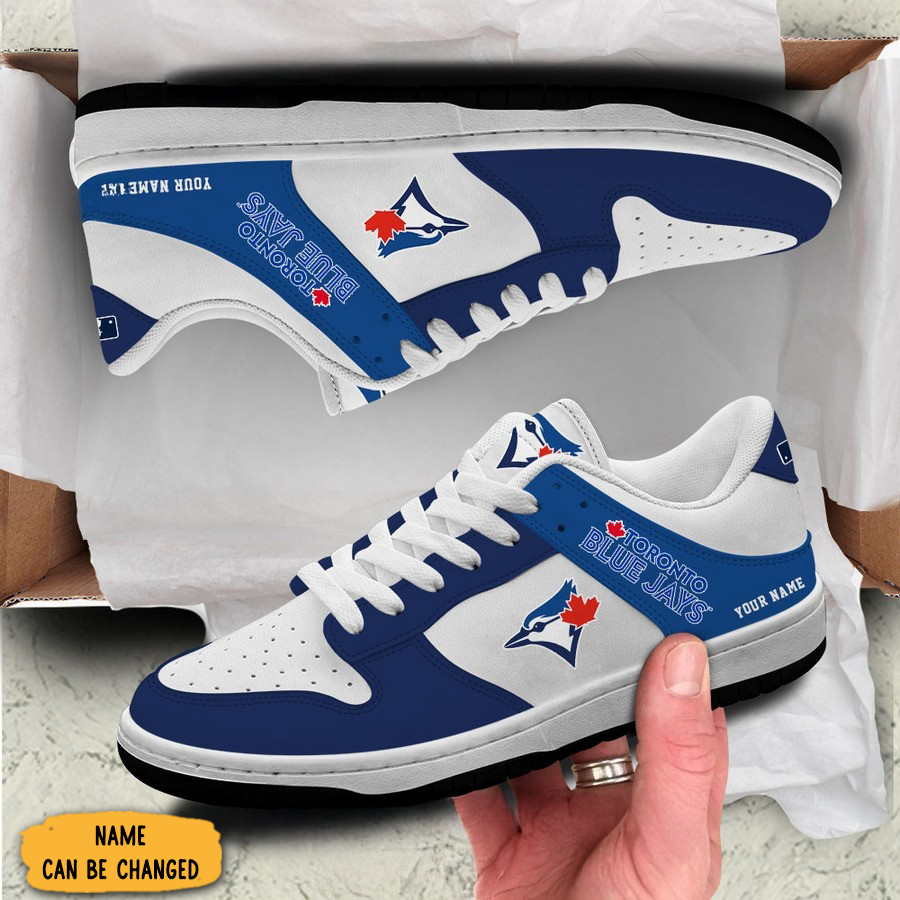 Personalized Toronto Blue Jays SB Dunk Low Top Shoes Best Gifts For Baseball Lovers