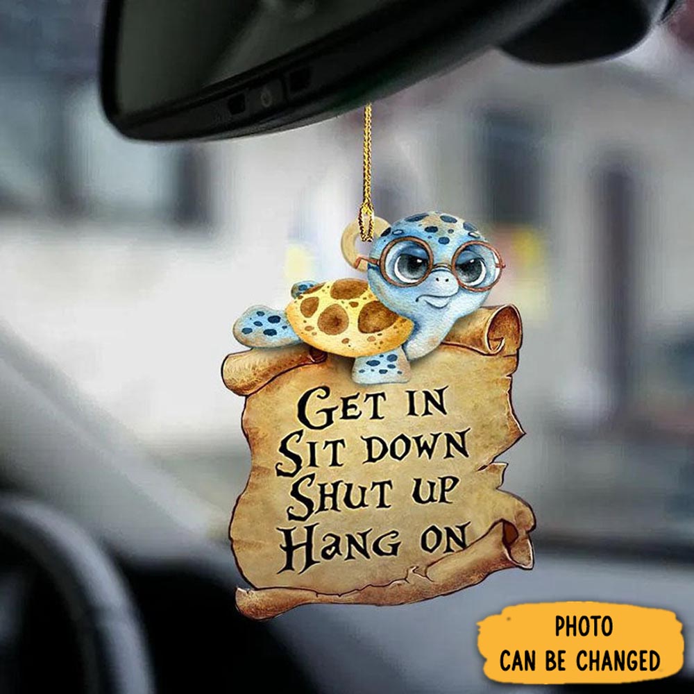 Personalized Turtle Get In Ornament Timeless Ornament For Holiday Memories