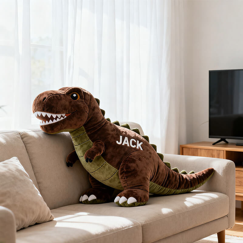 Personalized Tyrannosaurus Rex Pillow Sofa Decorations Christmas Gifts For Son