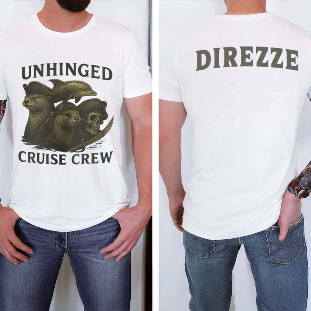 Personalized Unhinged Cruise Crew Group Vacation T-Shirt Gifts For Father