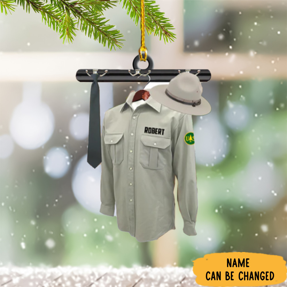 Personalized US Forest Service Department Of Agriculture Ornament Christmas Tree Decoration