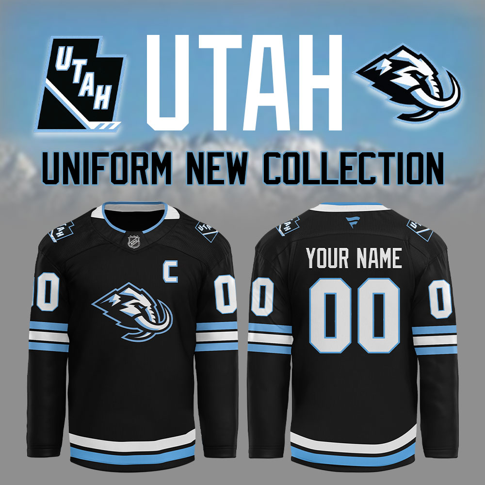 Personalized Utah Mammoth x Uniform New 2025 Home Hockey Jersey Utah Mammoth Merch Gift For Hockey Players