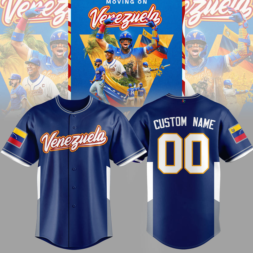 Personalized Venezuela 2026 World Baseball Classic Jersey WBC Clothes Game Day Gift For Him
