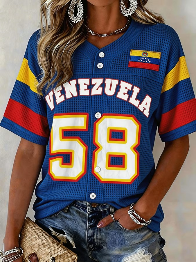 Personalized Venezuela Baseball Jersey Shirt WBC 2026 Champions Fan Gear Gift For Baseball Supporters
