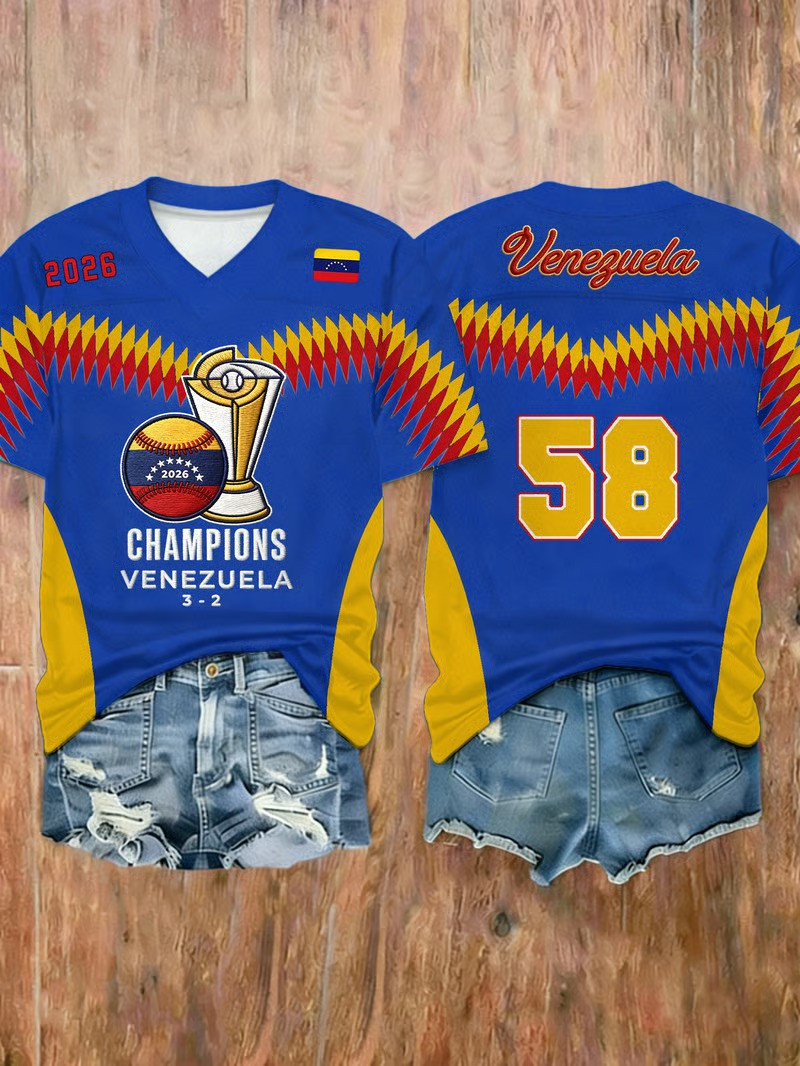Personalized Venezuela Champions 3-2 Jersey WBC 2026 Fan Gear Trending Gift For Baseball Supporters