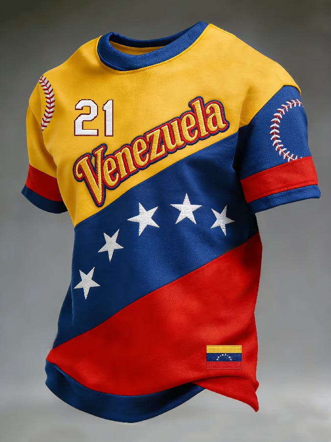 Personalized Venezuela T-Shirt WBC 2026 Baseball Champions Fan Gear Best Gift For Baseball Supporters