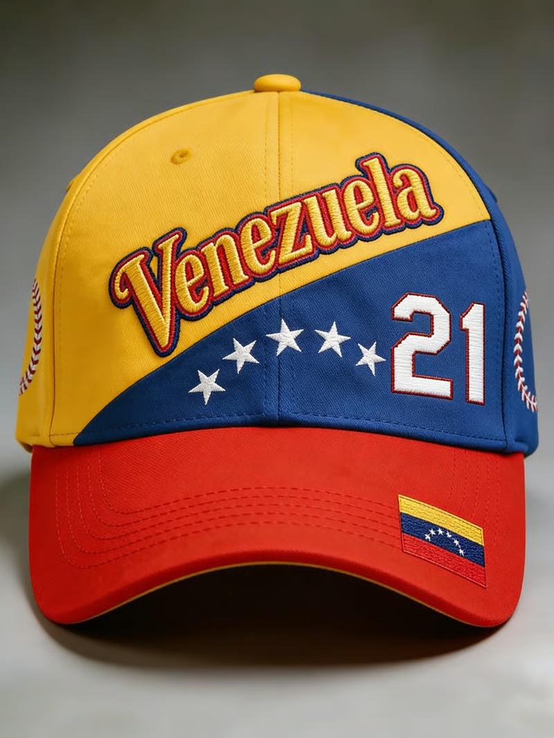 Personalized Venezuela WBC 2026 Champion Baseball Hat Fan Gear Best Gift For Baseball Supporters