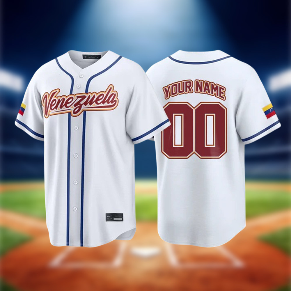 Personalized Venezuela WBC 2026 Champions Jersey Baseball Clothes Game Day Gift For Fans
