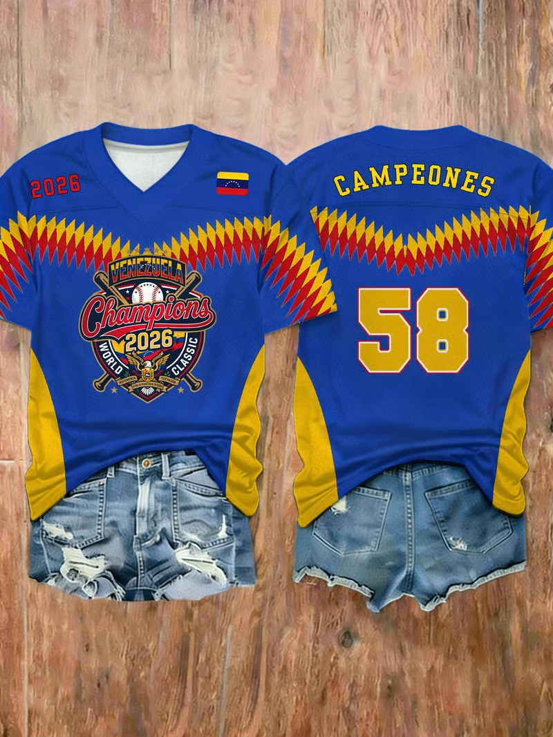 Personalized Venezuela WBC 2026 World Classic Champions Jersey Shirt Fan Gear Gift For Supporters