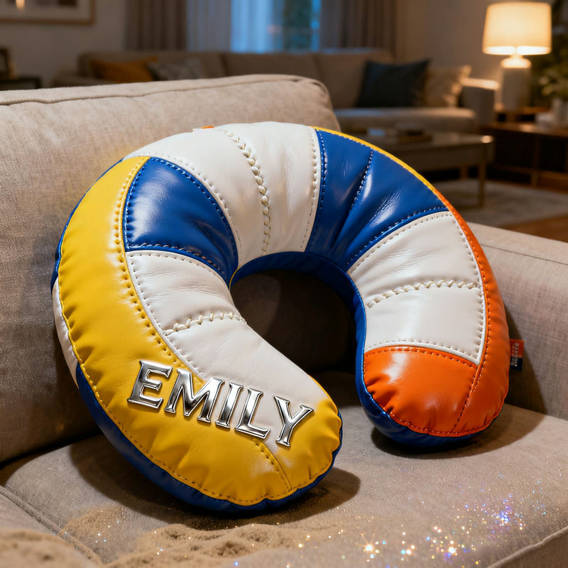 Personalized Volleyball U Shaped Pillow Home Decor Christmas Gifts For Sports Lovers