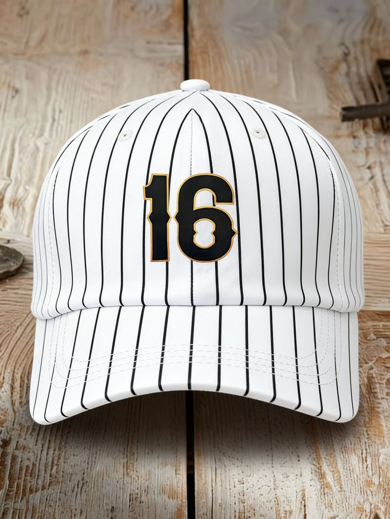 Personalized WBC 2026 Baseball Pinstripe Baseball Cap Fan Gear Game Day Hat Best Gift For Baseball Fans