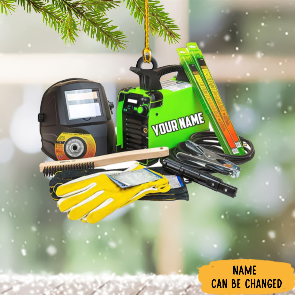 Personalized Welder Ornament Welder Christmas Ornament Christmas Decorations 2024