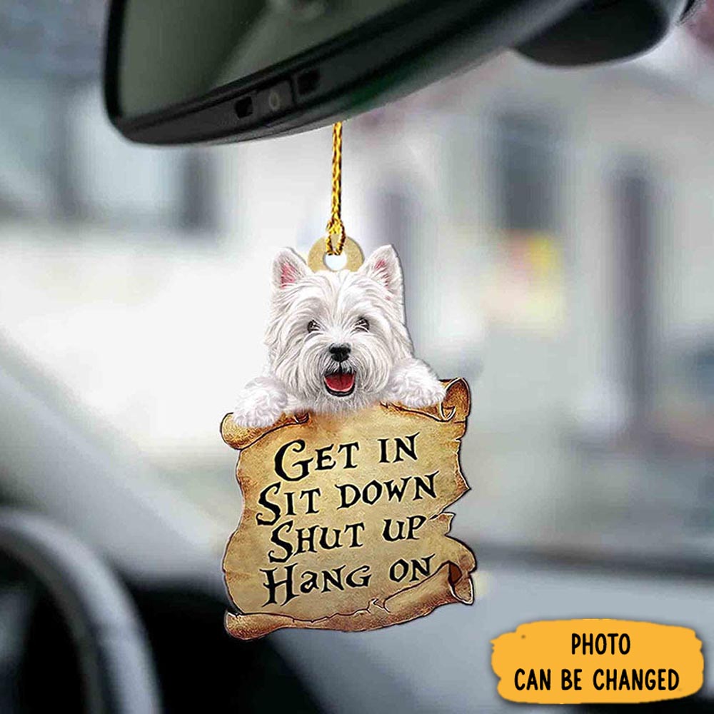 Personalized West Highland White Terrier Get In Ornament Joyful Home Ornament Decor