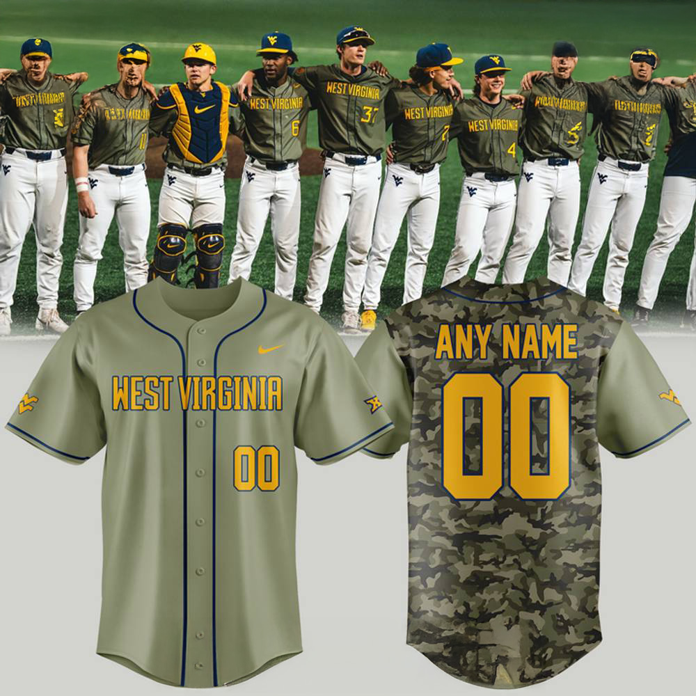 Personalized West Virginia Mountaineers 2025 Baseball Jersey Gift For Mountaineers Fans