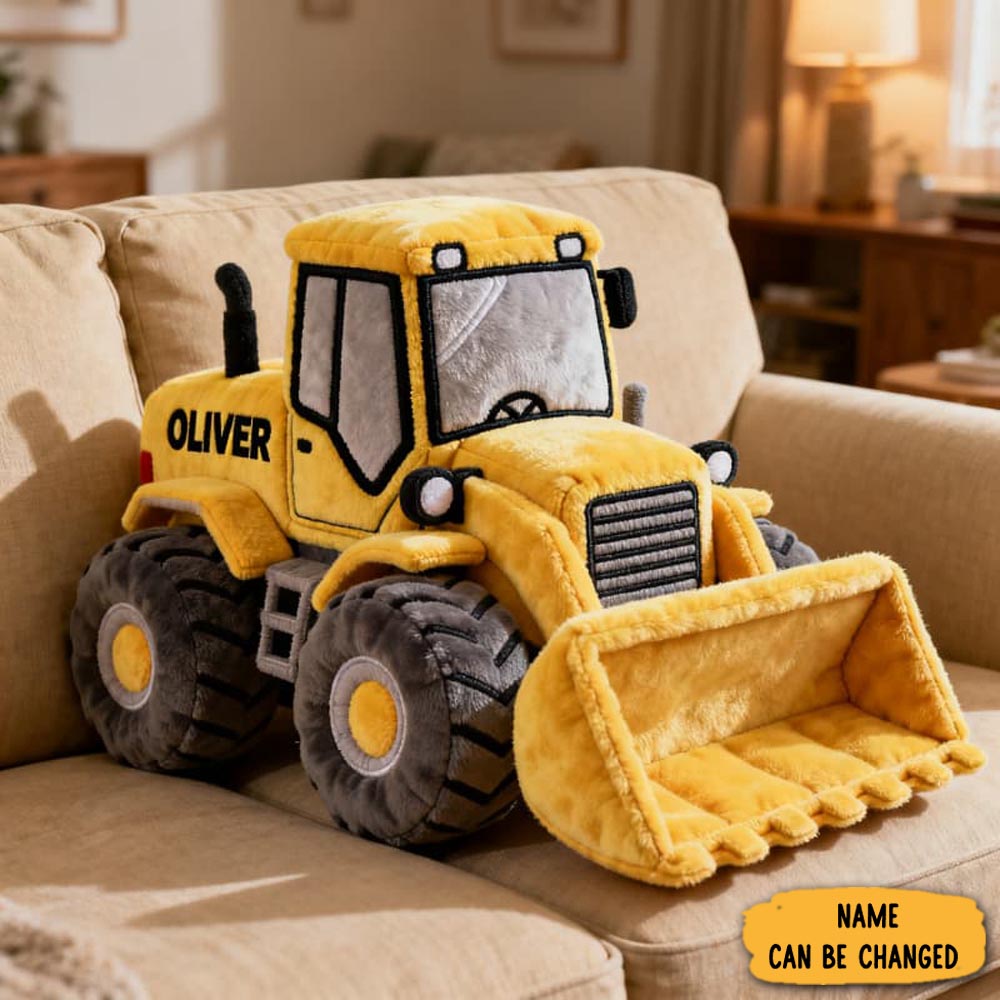 Personalized Wheel Loader Pillow Sofa Decor Bed Pillows Gifts For Wheel Loader Lovers