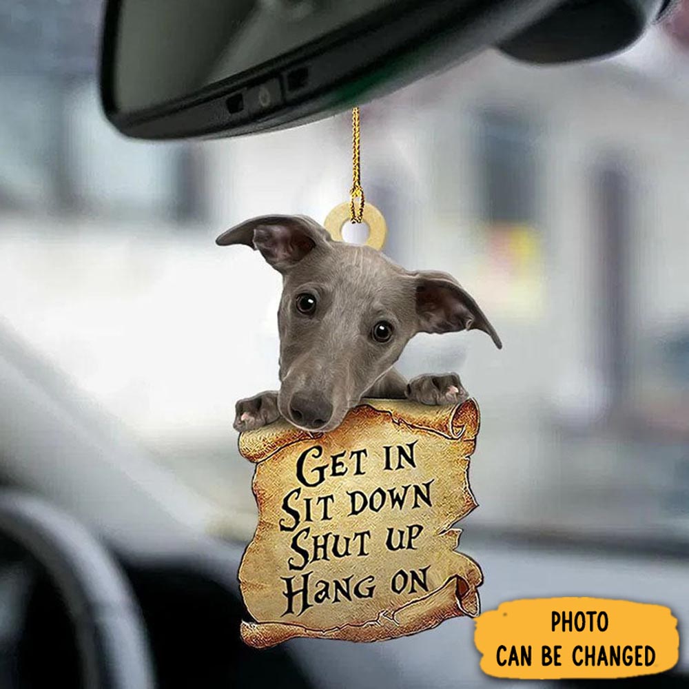 Personalized Whippet Get In Ornament Charming Christmas Ornament Gift Idea