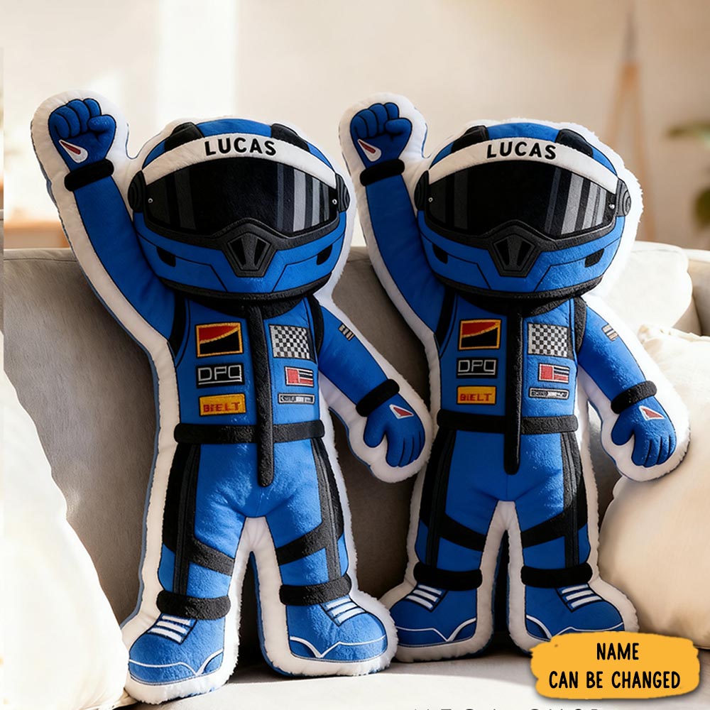 Personalized Winning Racer Throw Pillow Home Decor Sofa Accent Best Gift For Racers