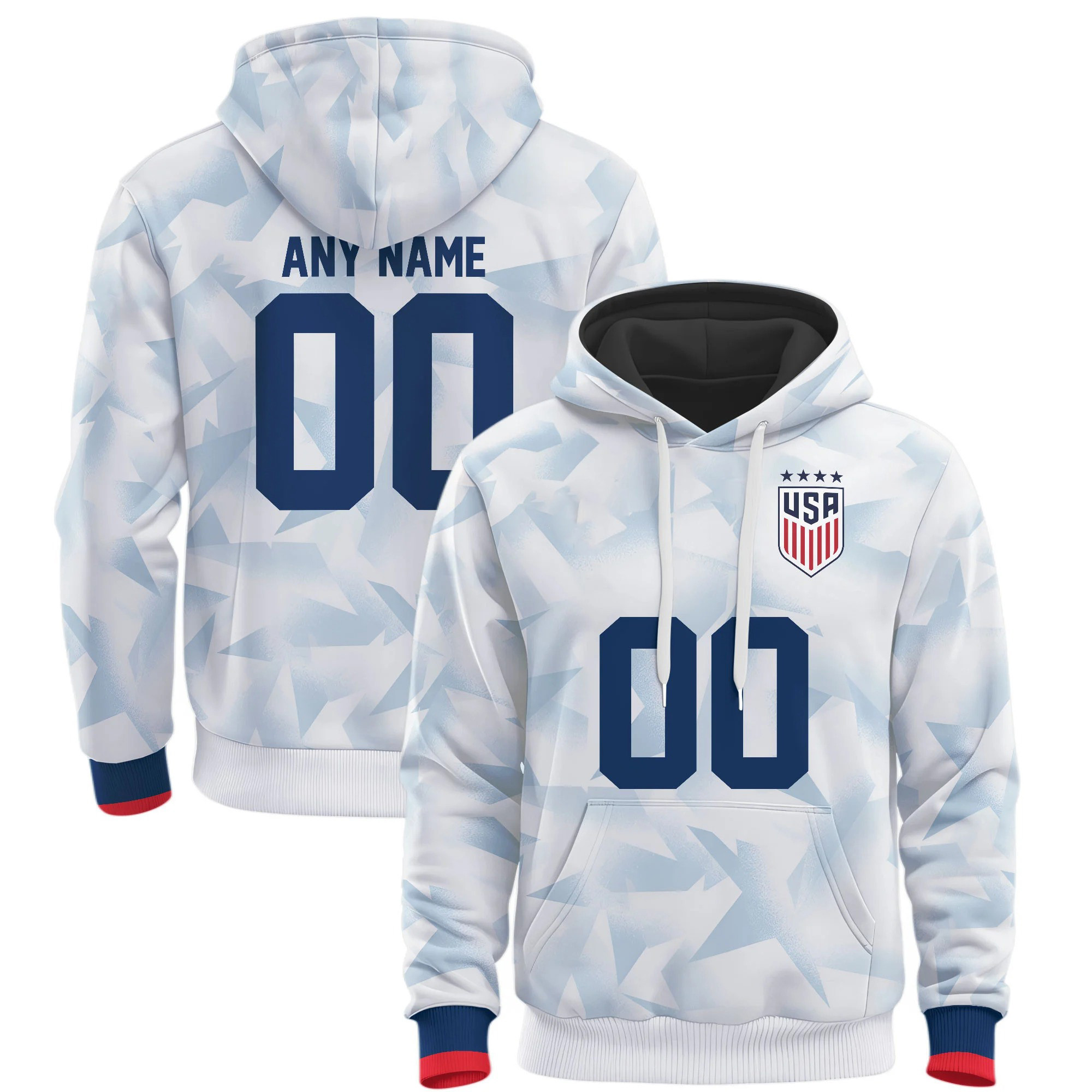 Personalized World Cup 2026 USA Soccer Team Hoodie Game Day Fashion Soccer Lovers Gifts