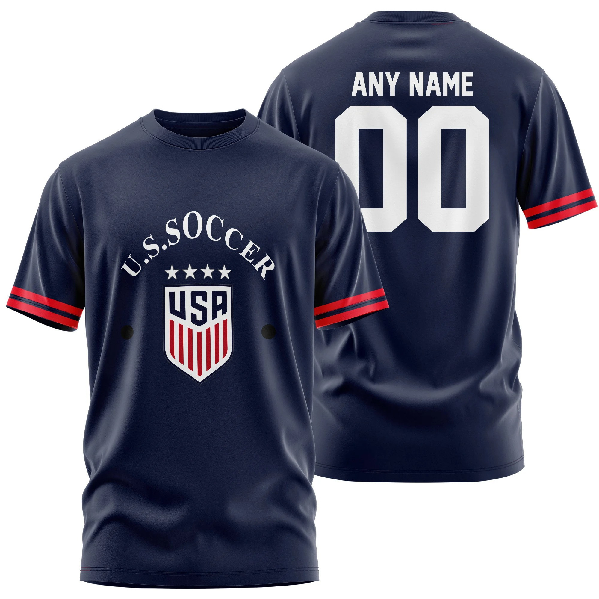 Personalized World Cup 2026 USA Soccer Team Shirt Custom World Cup Clothes Soccer Fans Gifts