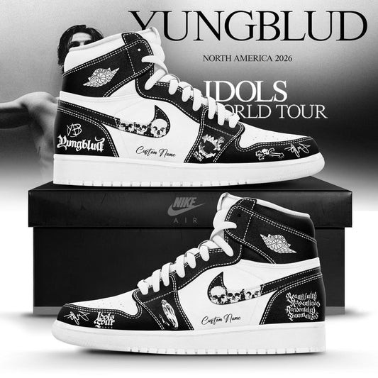 Personalized YBD Idols The World Tour 2026 Sneakers Music Concert Merch Yungblud Fans Gift