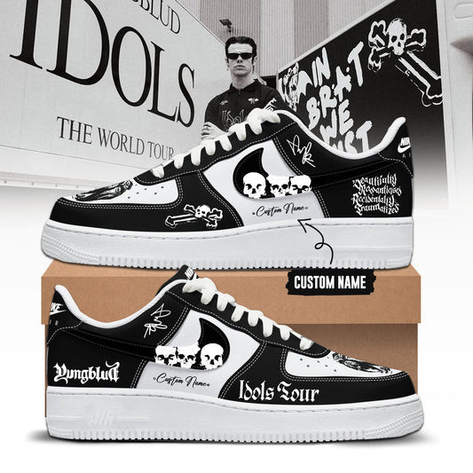 Personalized YBD Idols The World Tour 2026 Sneakers Yungblud Merch Good Gift For Fans